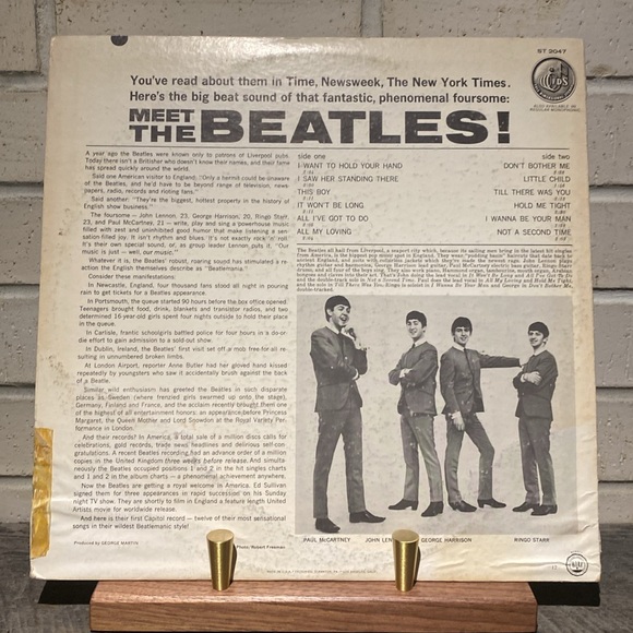 Meet The Beatles! Vinyl Record. 1960s pressing - Picture 2 of 4